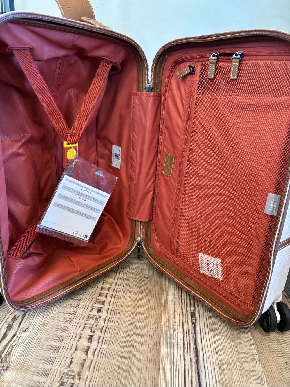 Delsey Chatelet Air Spinner Carry-on luggage . Suitcase travel bag